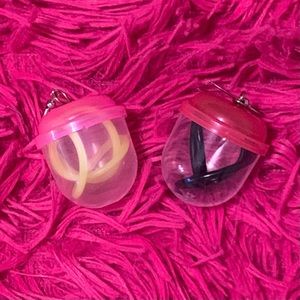SOLD HANDMADE Y2K Gatcha Capsule earrings with prizes!